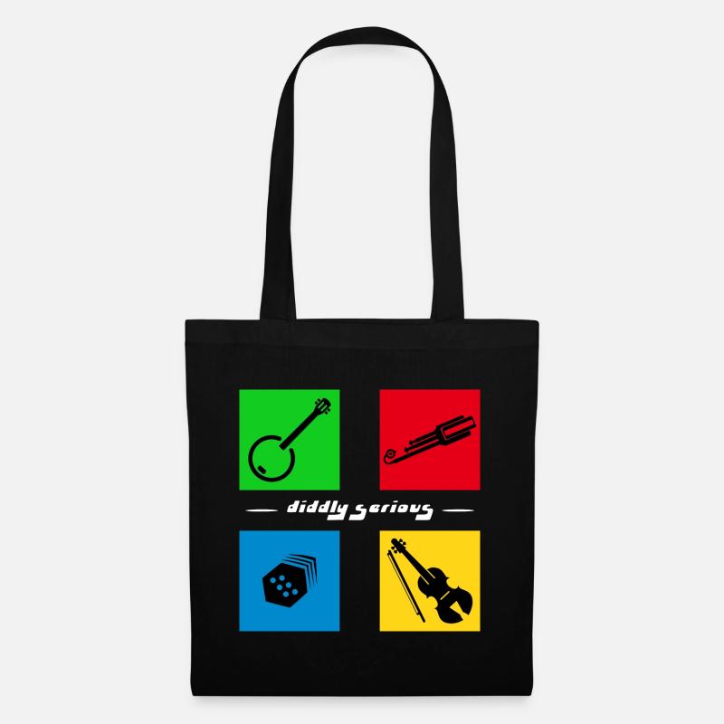 More Irish Session Instruments - Tote Bag - black