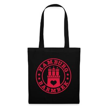 Hambourg a Barmbek 1c - Sac en tissu - noir - Devant