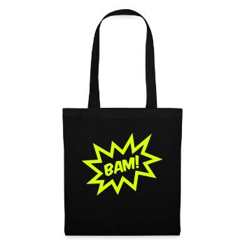 BAM! - Stoffbeutel - Schwarz - Vorne