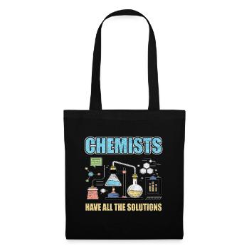 Laboratory Test Tube - Tote Bag - black - Front