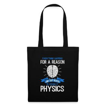Physik - Stoffbeutel - Schwarz - Vorne