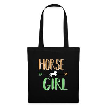 Horse Animals Horse Riding Horse Girl Horse Saying - Tote Bag - black - Front