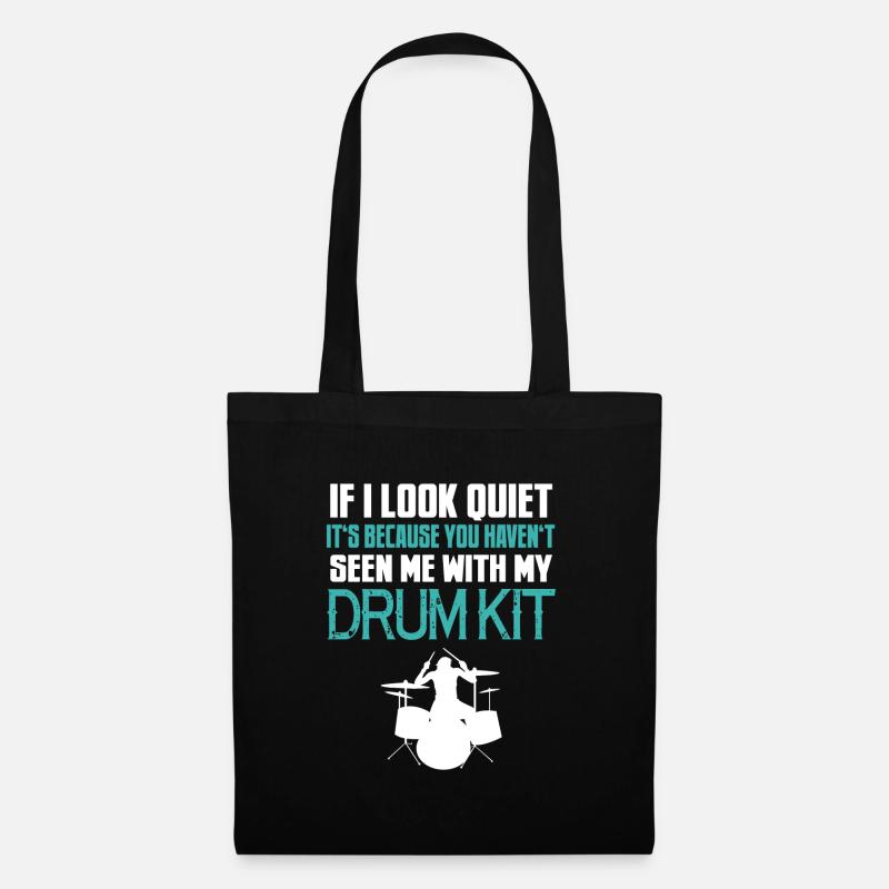 Drummer drummer - Tote Bag - black