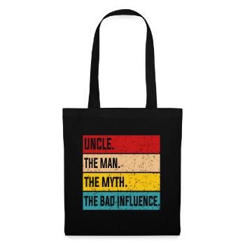 uncle - Tote Bag - black - Front
