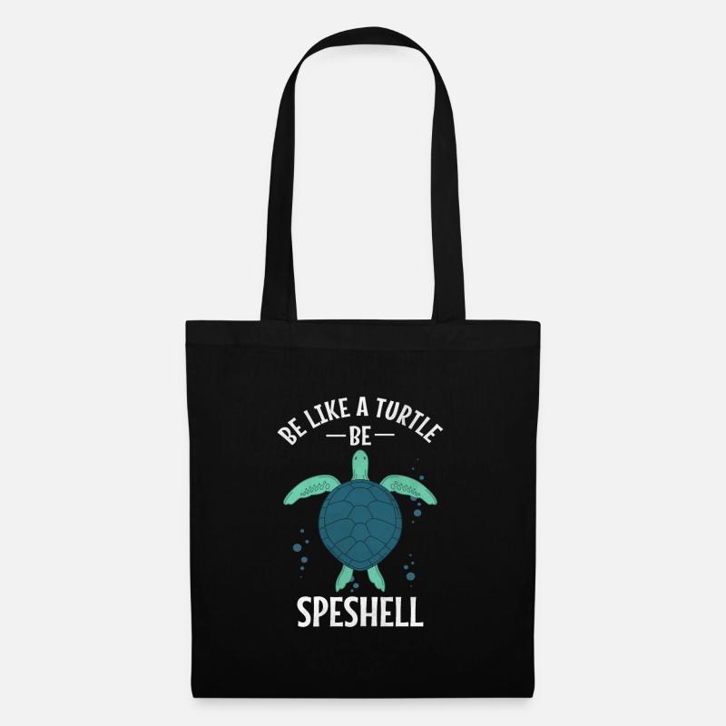 turtle - Tote Bag - black