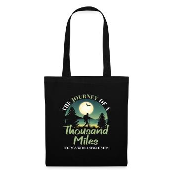 Randonnée Randonnée Randonnée Montagne Alpinisme - Sac en tissu - noir - Devant
