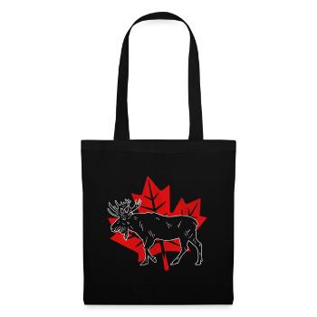 Canadian Elk Canada Canada Flag Maple Leaf - Tote Bag - black - Front
