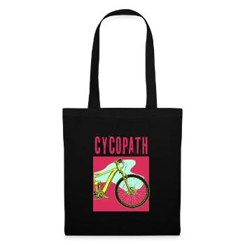 Biking Bike Mountain bike mountain biking - Tote Bag - black - Front