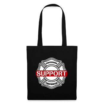 Firefighter Firefighter Firefighter - Tote Bag - black - Front