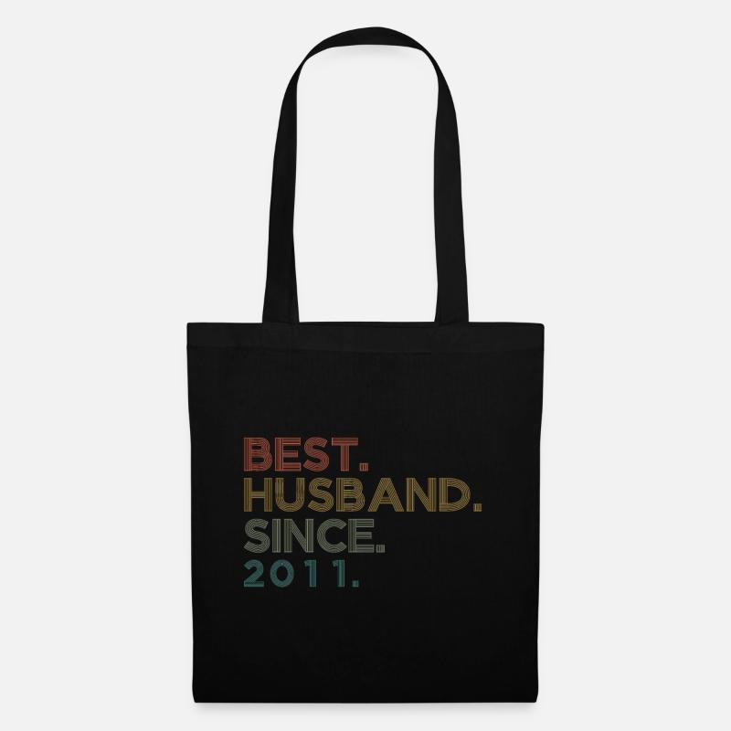 Best Husband since September 2011 Geschenk - Stoffbeutel - Schwarz