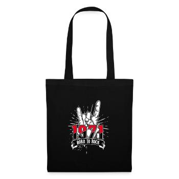 Born To Rock 1971 - Tote Bag - black - Front
