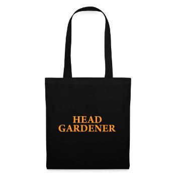 Chef jardinier jardinier jardinier jardinier - Sac en tissu - noir - Devant