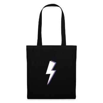 Cadeau de style rétro rétro Blitz - Sac en tissu - noir - Devant