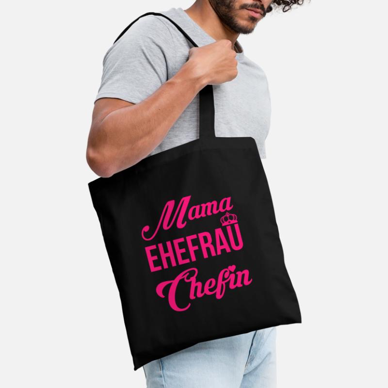 Mama Ehefrau Chefin Muttertag Mutter Geschenk Stoffbeutel