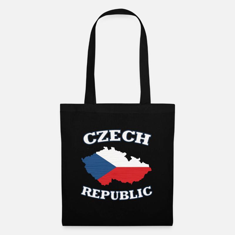 Czech Republic - Stoffbeutel - Schwarz