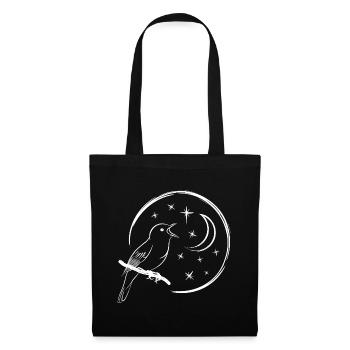 singing nightingale / singing bird - Tote Bag - black - Front