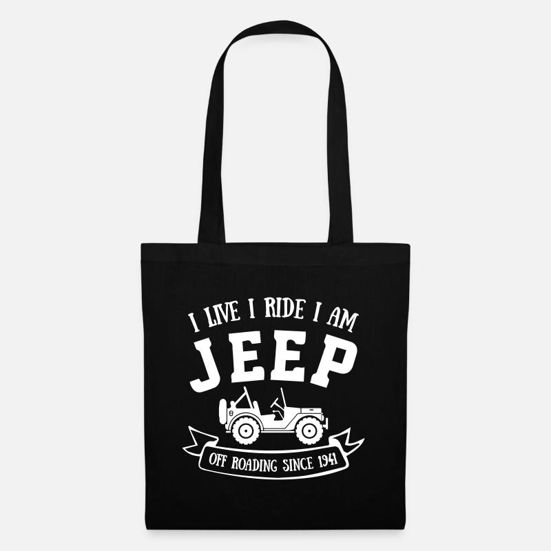 Jeep Life - Stoffbeutel - Schwarz