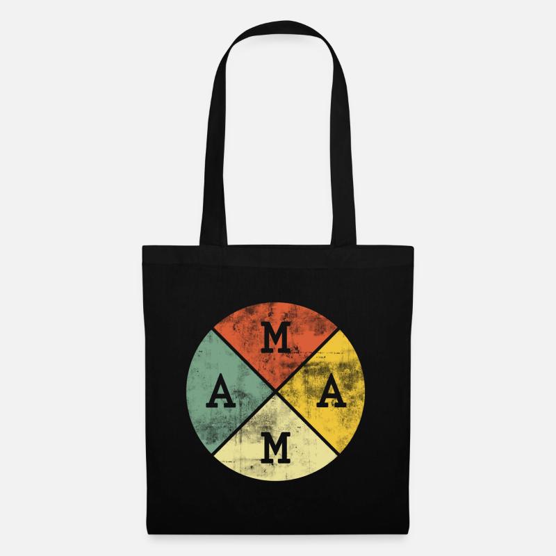 Mama Mutter Muttertag 2021 Geschenk - Stoffbeutel - Schwarz