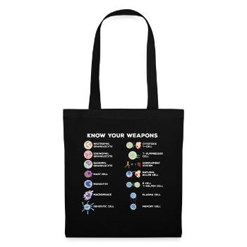 Science Expériences - Sac en tissu - noir - Devant