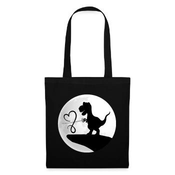 fencing fencer degen florett fencing-saurus - Tote Bag - black - Front