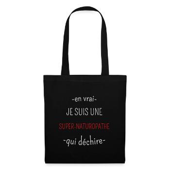 Super Naturopathe Qui Déchire - Sac en tissu - noir - Devant