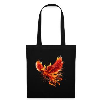 Phoenix Firebird majestic power Animal - Tote Bag - black - Front