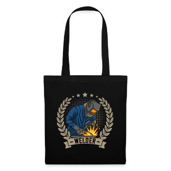 Welder outfit for proud metalworkers and - Tote Bag - black - Front