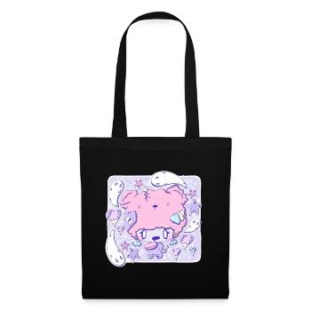 Cute Zombie Bear Cub - Tote Bag - black - Front