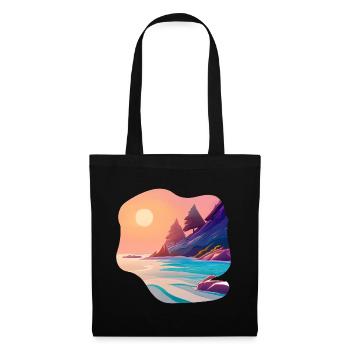 Sunrise Sea Island Holiday - Tote Bag - black - Front