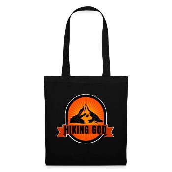 HIKING GOD - HIKING - MOUNTAINEERING - TREKKING - Tote Bag - black - Front