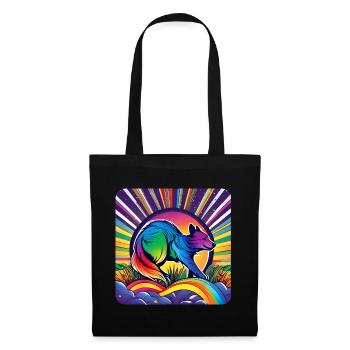 Spirit Animal Fox in Bright Colors - Tote Bag - black - Front