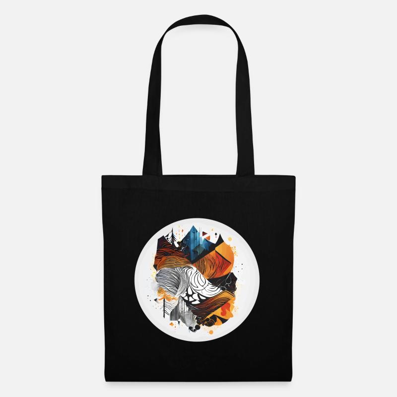 Fox in the Wild - Stoffbeutel - Schwarz