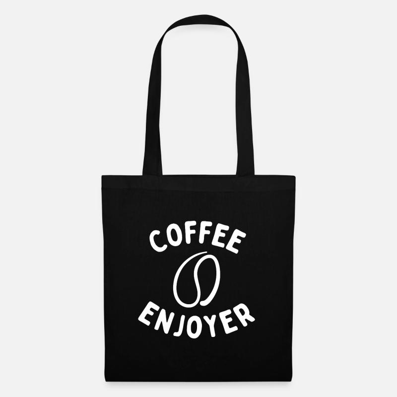 Kaffee-Genusser 2 - Stoffbeutel - Schwarz