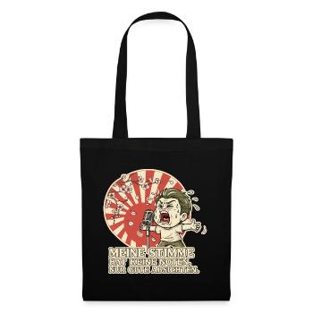 De bonnes intentions, pas de notes - Sac en tissu - noir - Devant