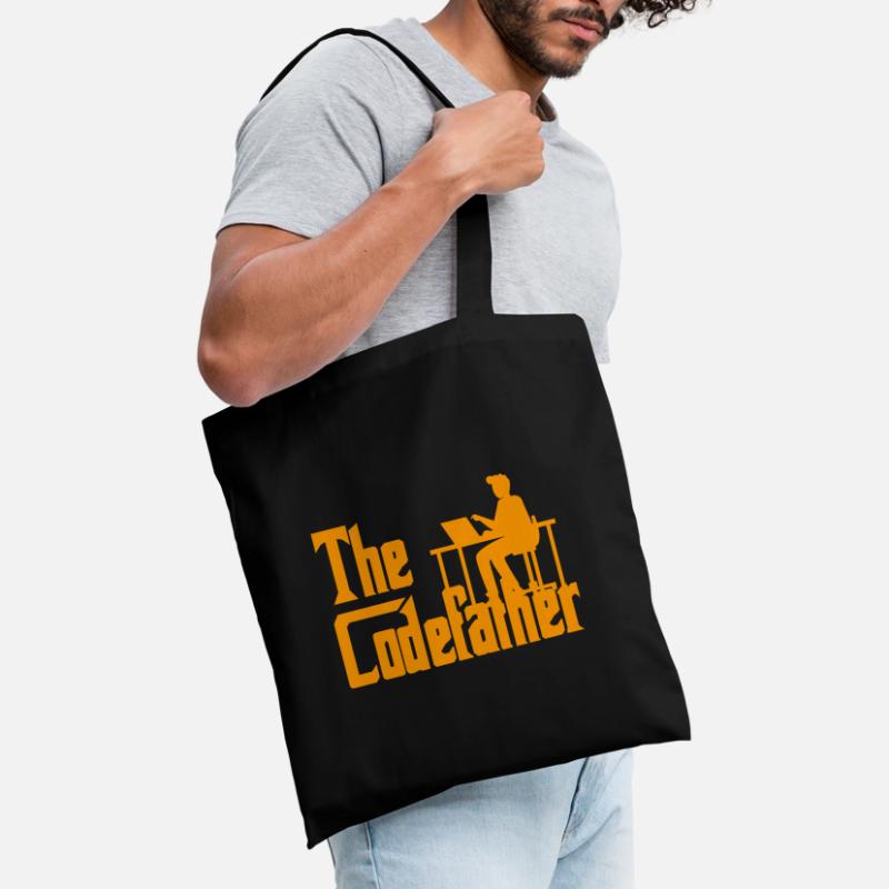 The Codefather Coding Programier Cadeau Sac en tissu