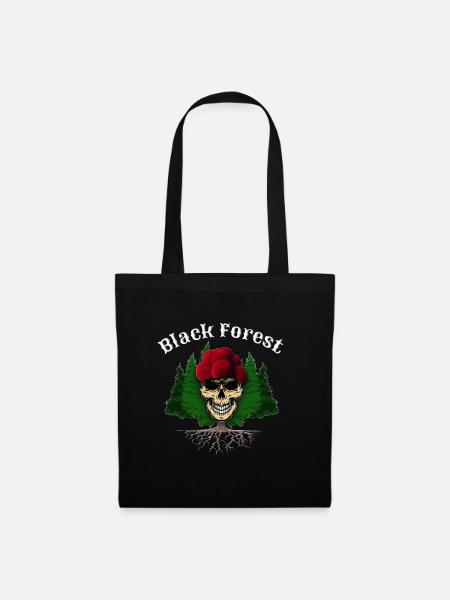 Black forest Tobera Style - Stoffbeutel - Schwarz