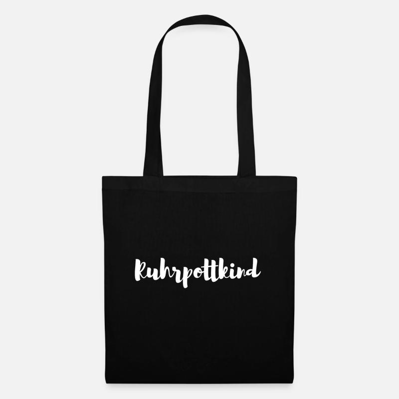Ruhrpottkind Ruhpott Ruhrgebiet Geschenk - Stoffbeutel - Schwarz