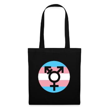 Transgender LGBTQ Pride Month Gay Lesbian - Sac en tissu - noir - Devant