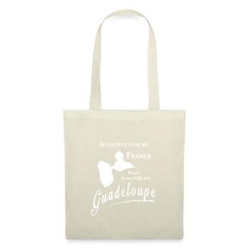 T shirt personnalisé humoristique, Guadeloupe 5 - Sac en tissu - nature - Devant