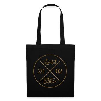 Edition Limitée 2002 - Cadeau d’anniversaire - Sac en tissu - noir - Devant