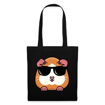 Guinea Pig Graphic Guinea Pig Owner Pet Cavy Anima - Stoffbeutel - Schwarz - Vorne