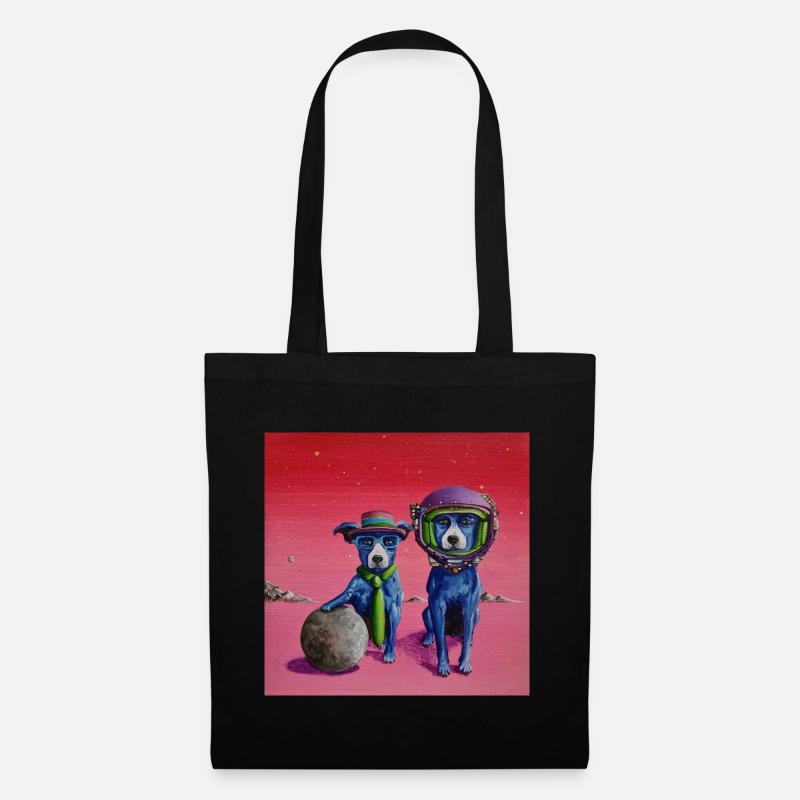 Rencontre Spatiale - Aventure Cosmique - Sac en tissu - noir