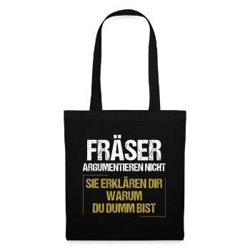 Milling cutters don't argue - Tote Bag - black - Front