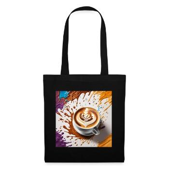 Latte Art Love - Tote Bag - black - Front