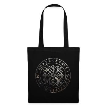Valknut, symbol Odin, runes | Viking Nordic - Tote Bag - black - Front