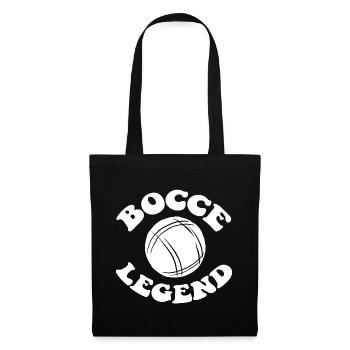 Bocce Legend Citation Bocce Ball avec Jack Bocci - Sac en tissu - noir - Devant