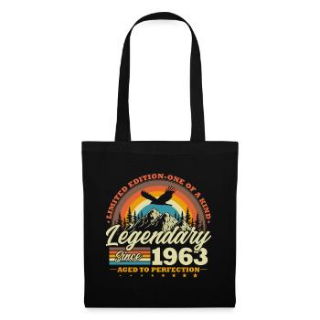 Légendaire depuis 1963 Cadeau d’anniversaire vintage - Sac en tissu - noir - Devant