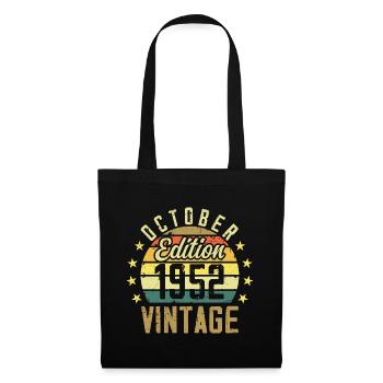 The legends were born in October 1952 - 1952 - Tote Bag - black - Front