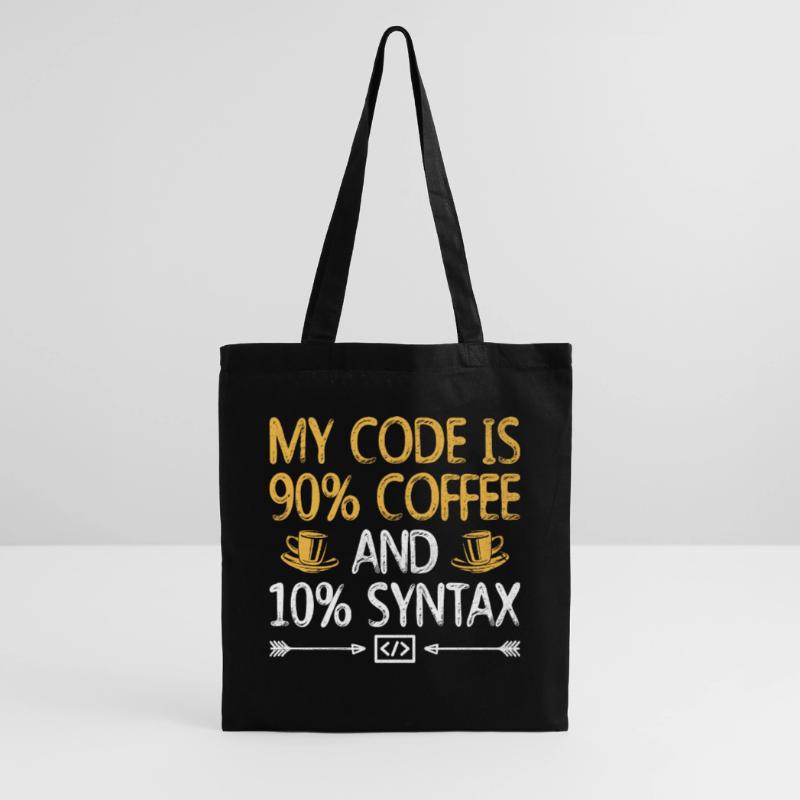 Kaffee-Codierung Programmierer Programmierer Entwickler Nerd Coff Stoffbeutel