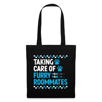 Taking Care Of Furry Roommates Verterinarian - Tote Bag - black - Front